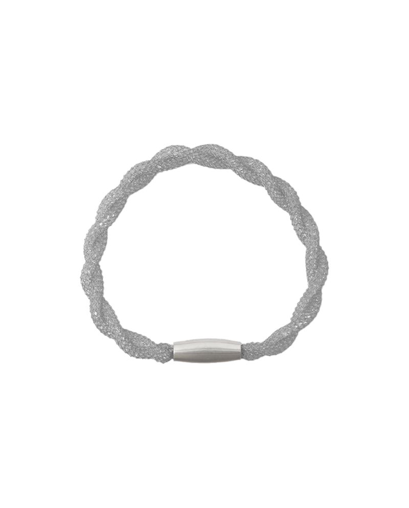 【ARTE WHITE】璀璨交織絲網手鍊(銀)/ 7英吋