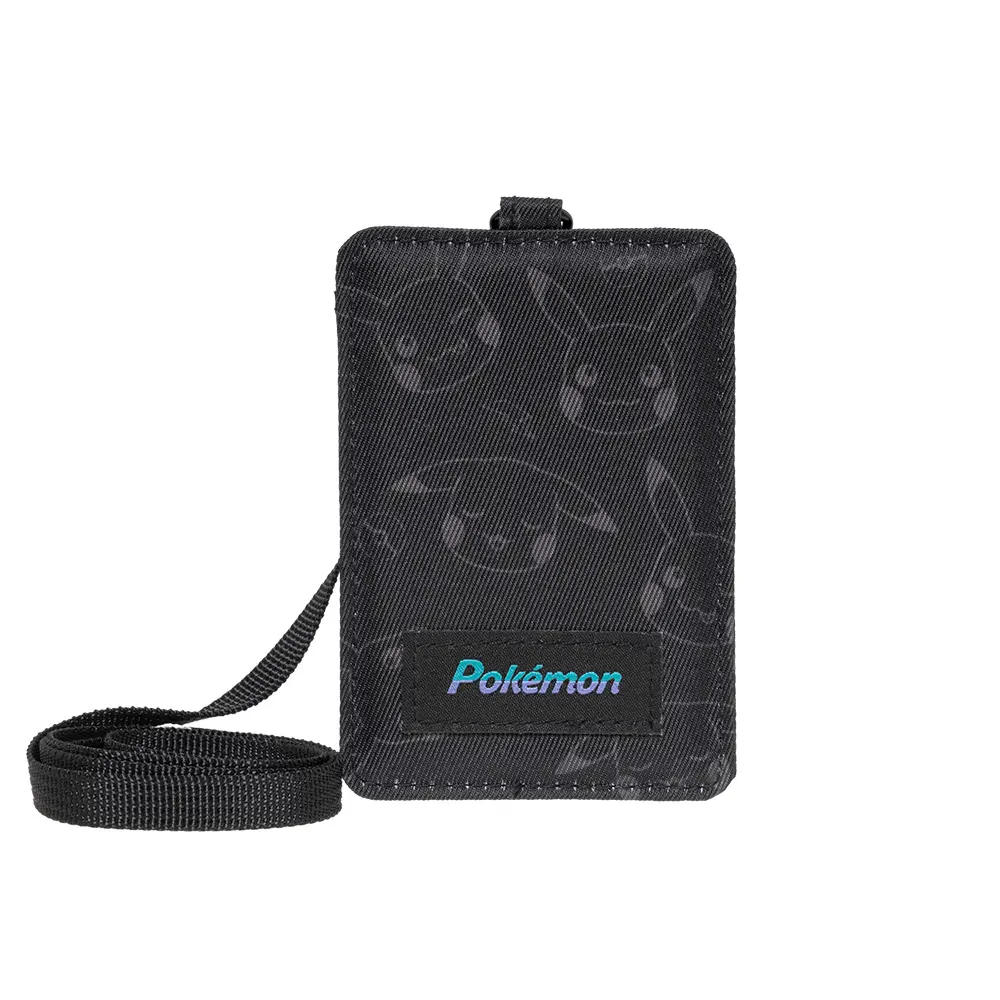OUTDOOR寶可夢 Pokemon票卡夾/ 黑色/ PK00D06BK
