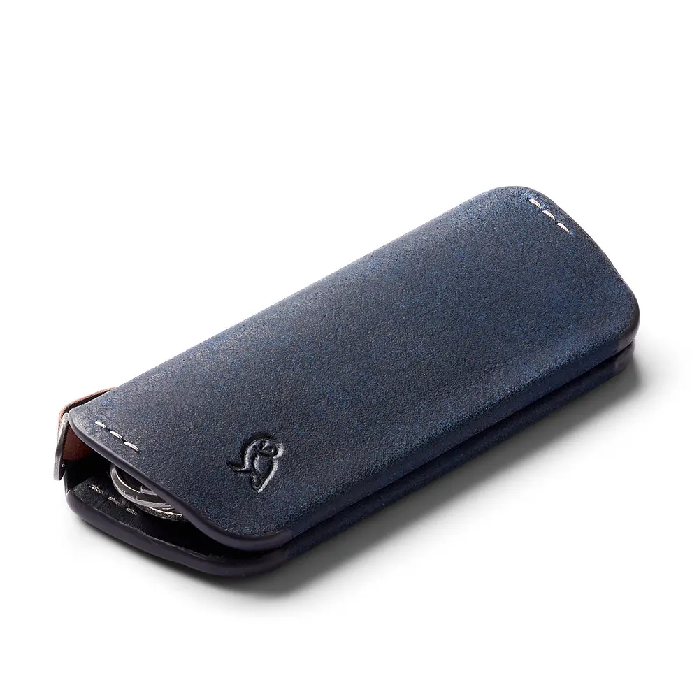 Bellroy 優質皮革磁吸式鑰匙包 鑰匙圈Key Cover Plus系列第三版/ 深海藍