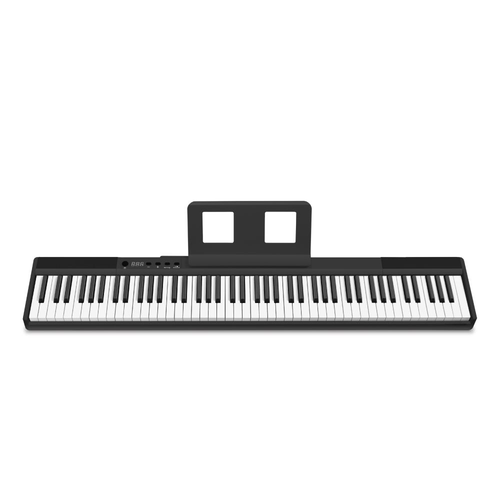 【KONIX】88鍵藍牙智慧電子鋼琴(S300) MIDI鍵盤 數位鋼琴-沉穩黑