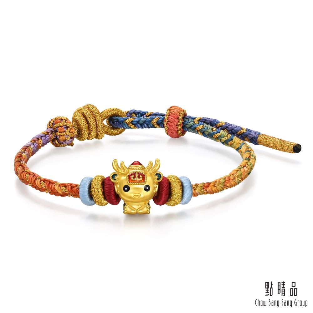 【網路限定款】點睛品 福祿相伴 黃金手繩