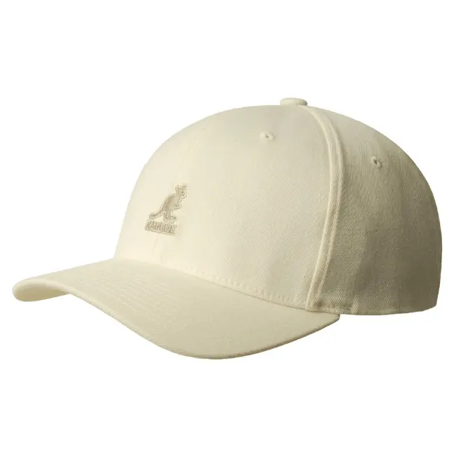 KANGOL WOOL FLEXFIT BASEBALL棒球帽/ 白色/ S-M