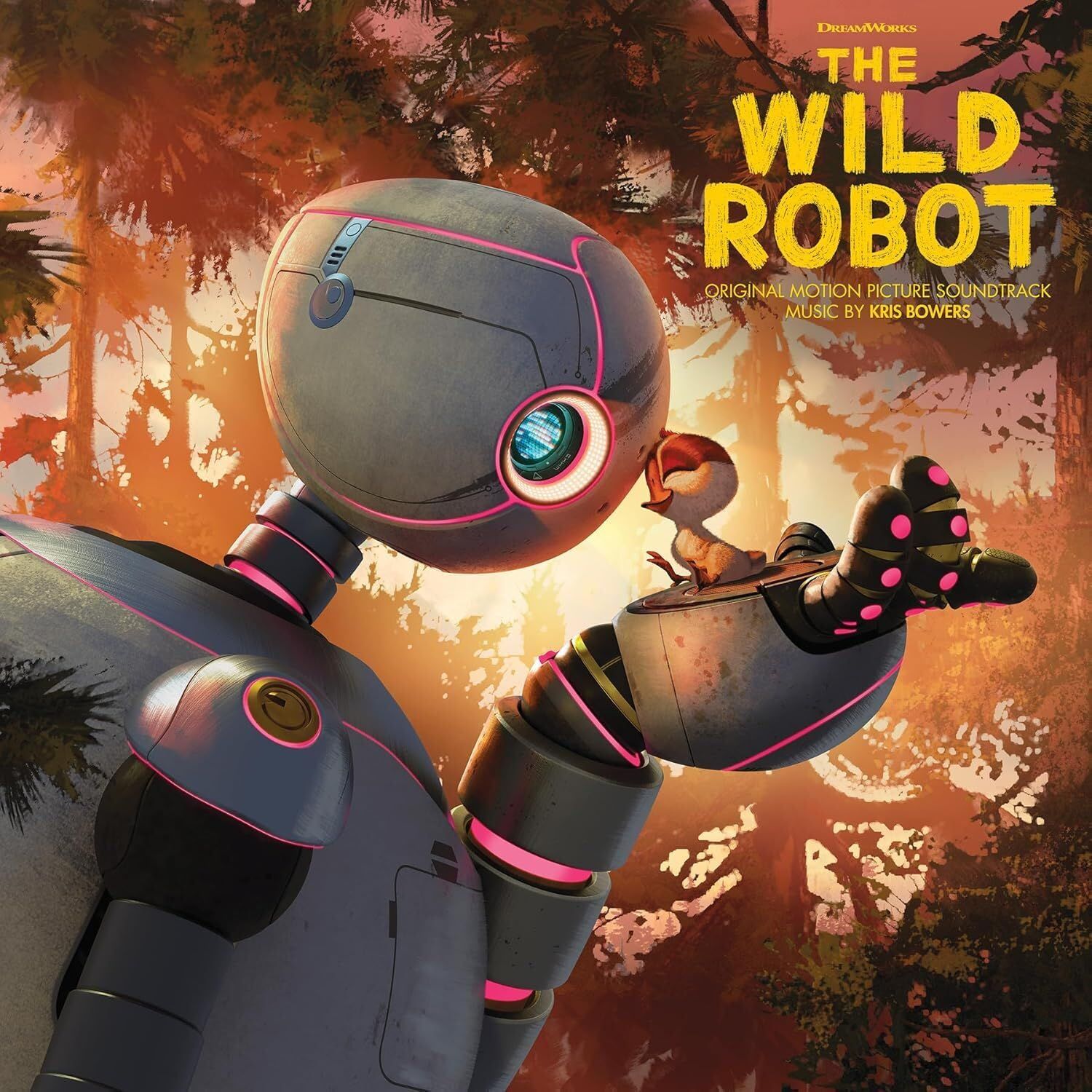 The Wild Robot (2LP/Crystal Clear with Blue Orb & Green,Mint,Blue,Black Splatter Vinyl)