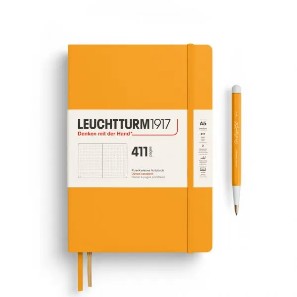 德國 LEUCHTTURM1917 411 硬殼筆記本/ A5/ 日出/ 方點