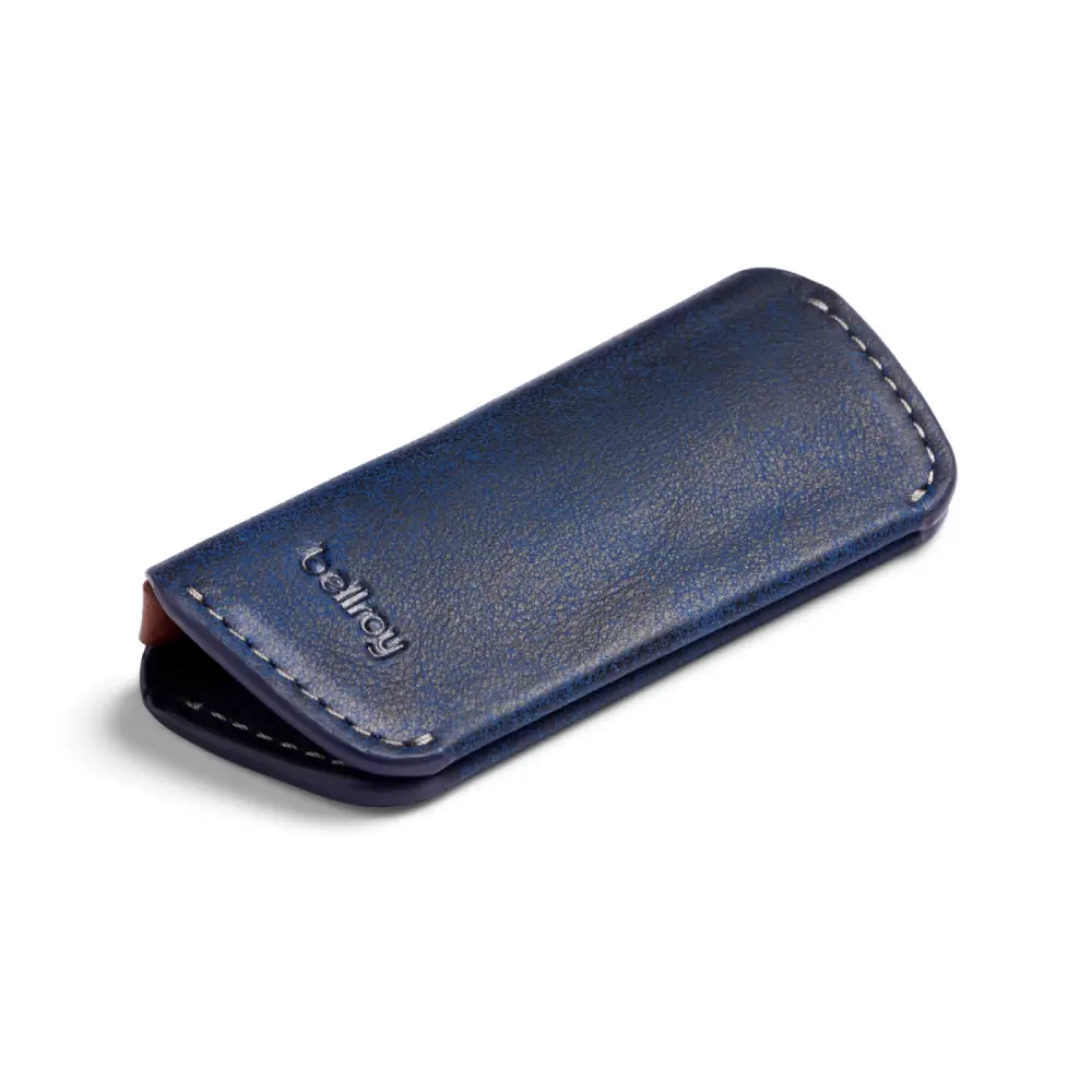 Bellroy 優質皮革鑰匙包 鑰匙圈/ 深海藍