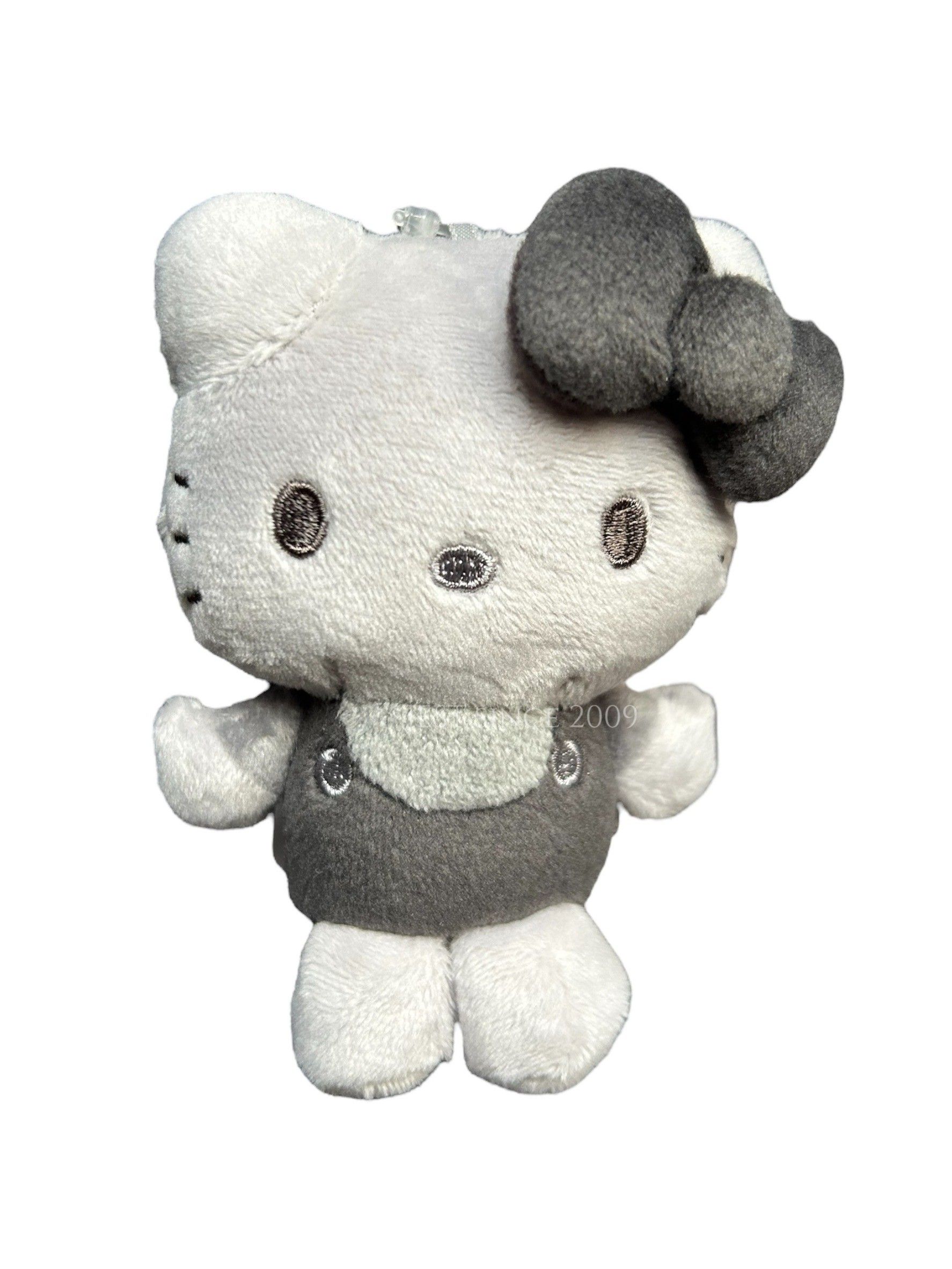 Hello Kitty 日本限定 三麗鷗彩虹系列吊飾鑰匙圈 (203670/灰色/平行輸入)