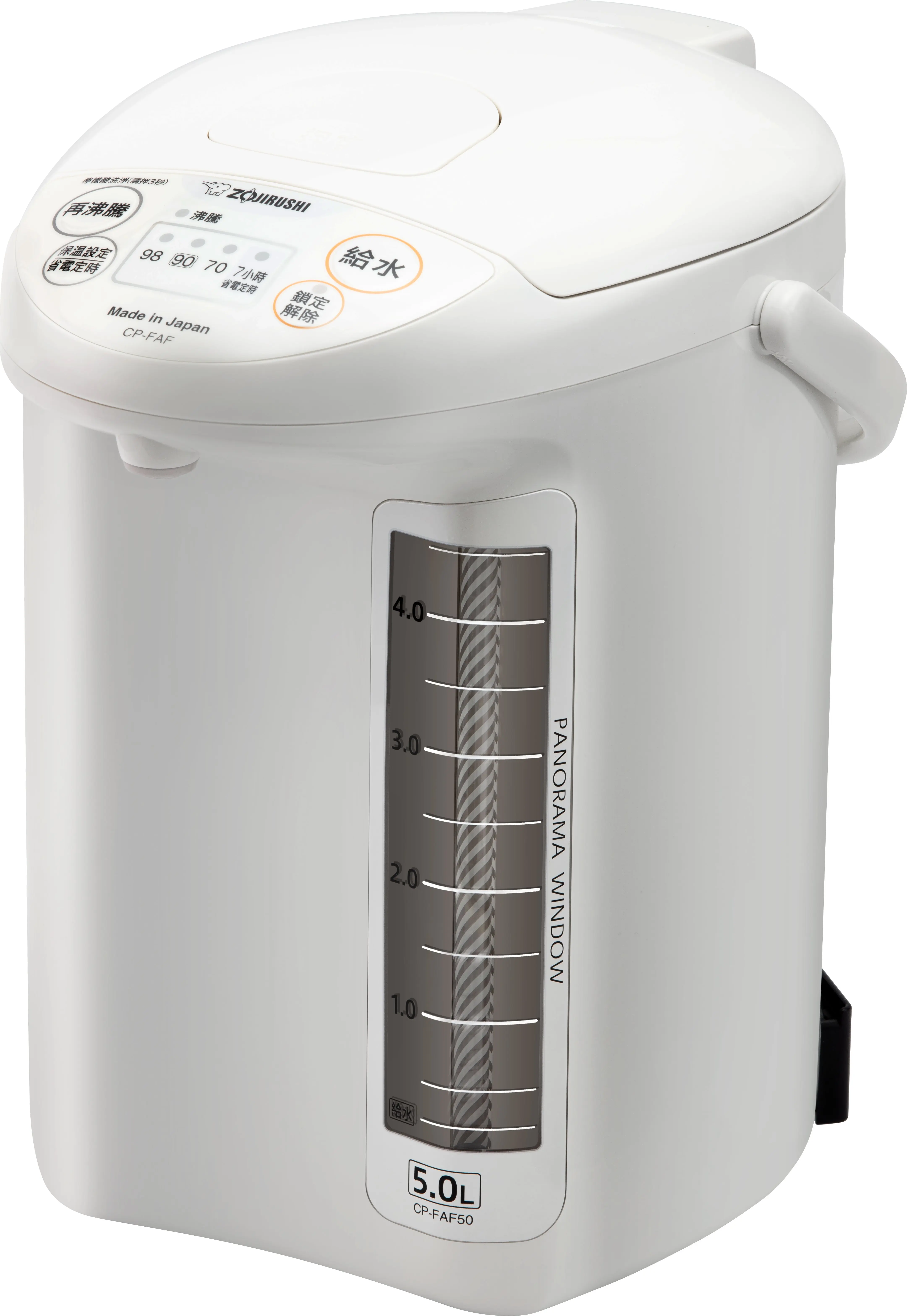 ZOJIRUSHI象印5公升微電腦電動給水熱水瓶/ CP-FAF50/ 白