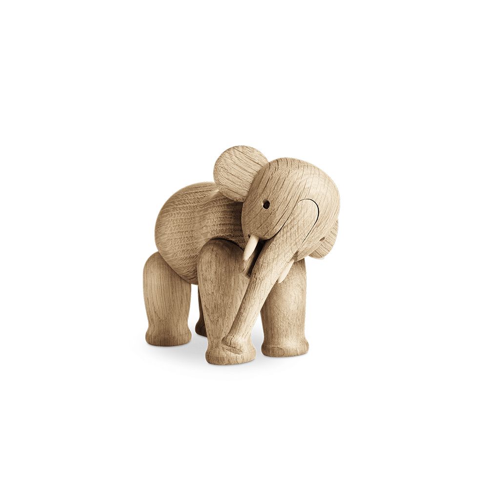 北歐櫥窗/Kay Bojesen Elephant lilliput 袖珍版木頭象
