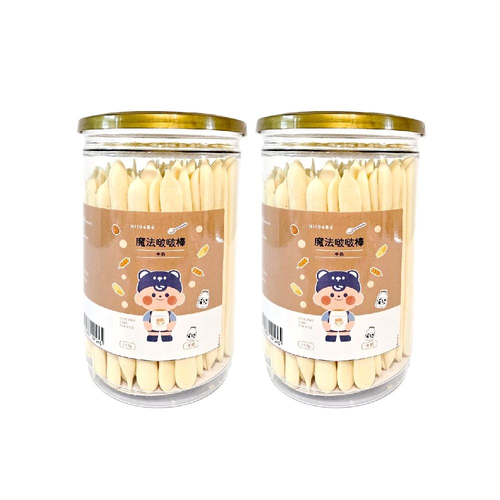 Hibebe 魔法啵啵棒 牛奶2入組