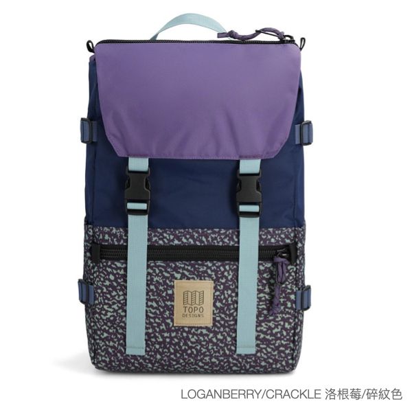 TOPO DESIGNS Rover Pack Classic後背包/ 洛根莓/碎紋色/ Loganberry/Crackle
