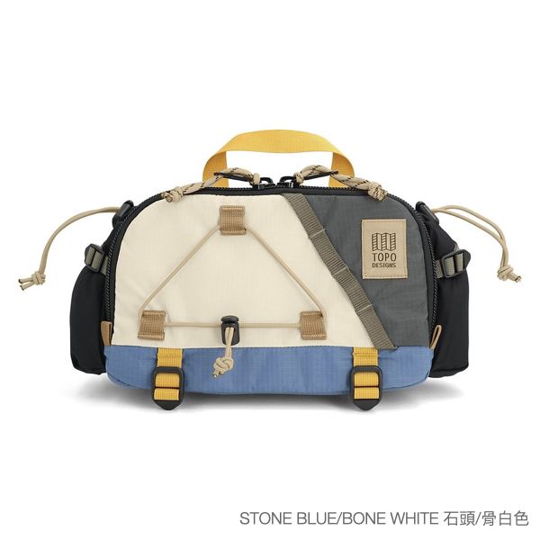 TOPO DESIGNS Mountain Hydro Hip Pack山系水袋腰包/ 石頭藍/骨白色/ Stone Blue/Bone White