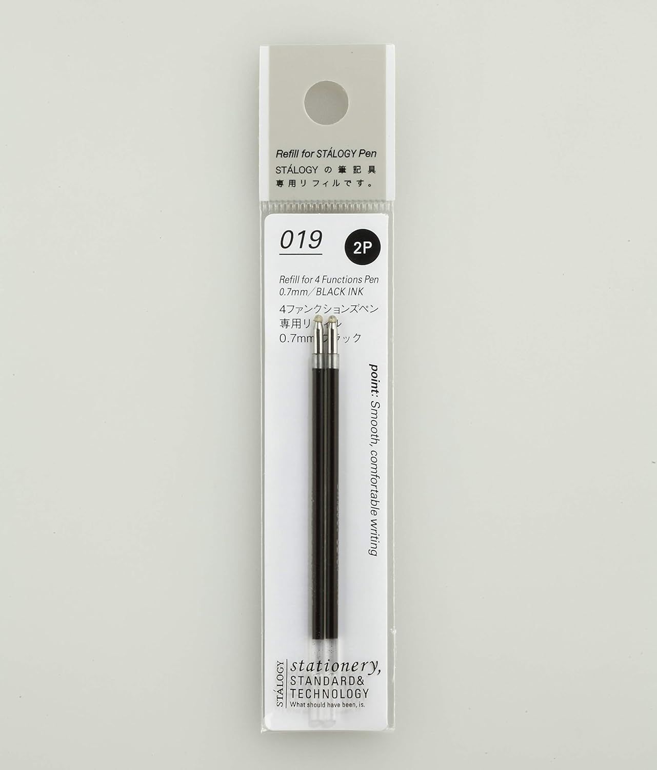 日本STALOGY編輯者4色多功能筆筆芯/ 0.5mm/ 黑/ 2入