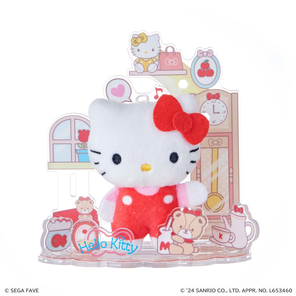 SEGA TOYS絨毛壓克力/ 三麗鷗/ Hello Kitty