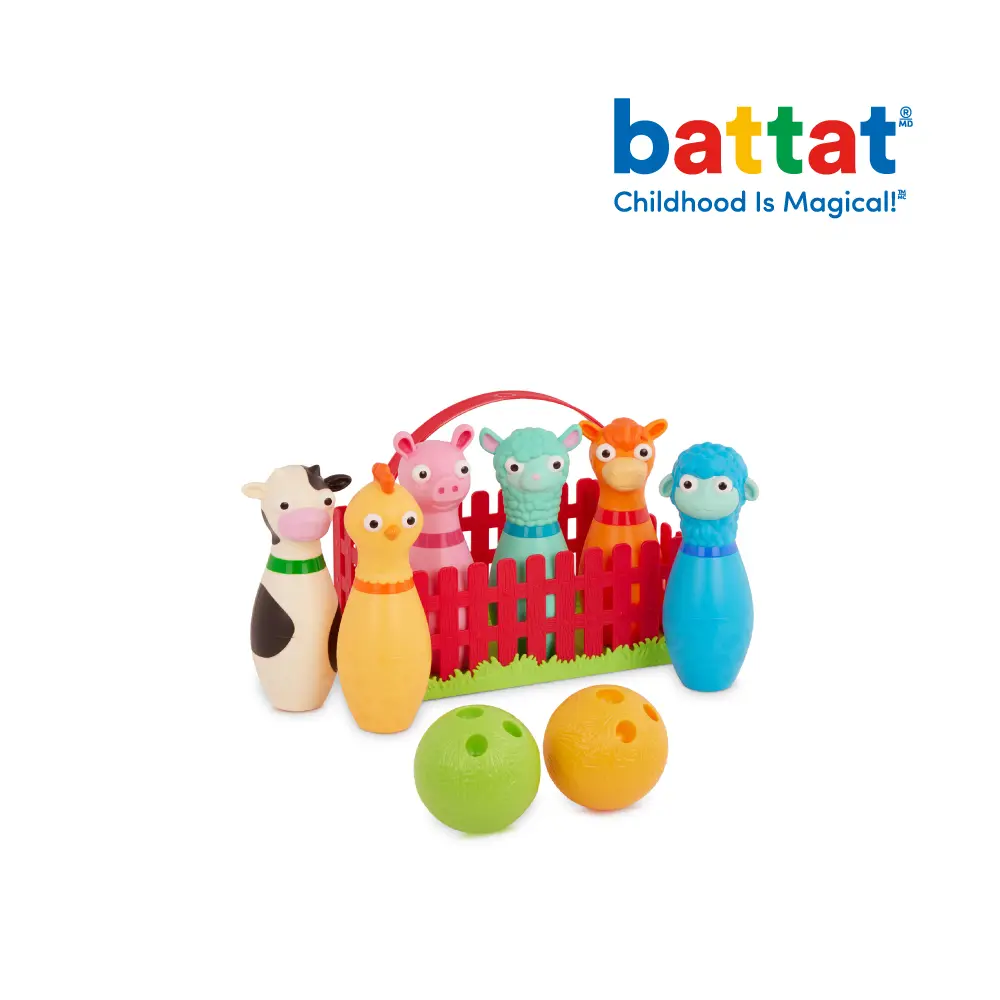 Battat 搖滾農莊保齡球