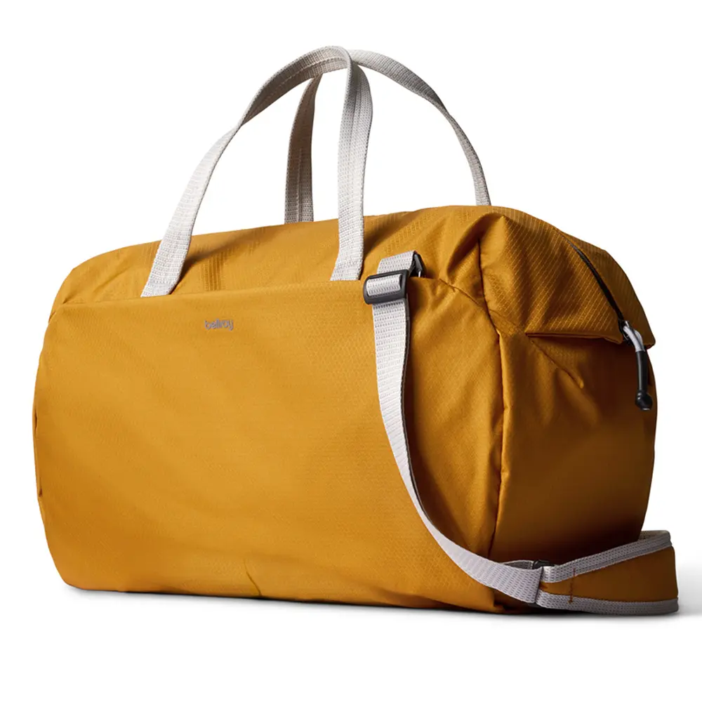 Bellroy 收納多口袋輕量圓筒包 旅行包 旅行袋/ 芥末黃