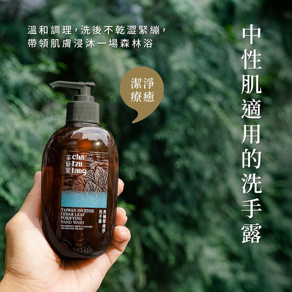 茶籽堂 肖楠葉純淨洗手露/ 500ml
