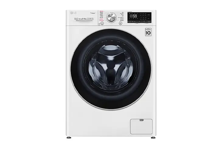 【LG 樂金】9公斤 蒸氣滾筒洗衣機 (蒸洗脫烘) (冰瓷白) WD-S90VDW
