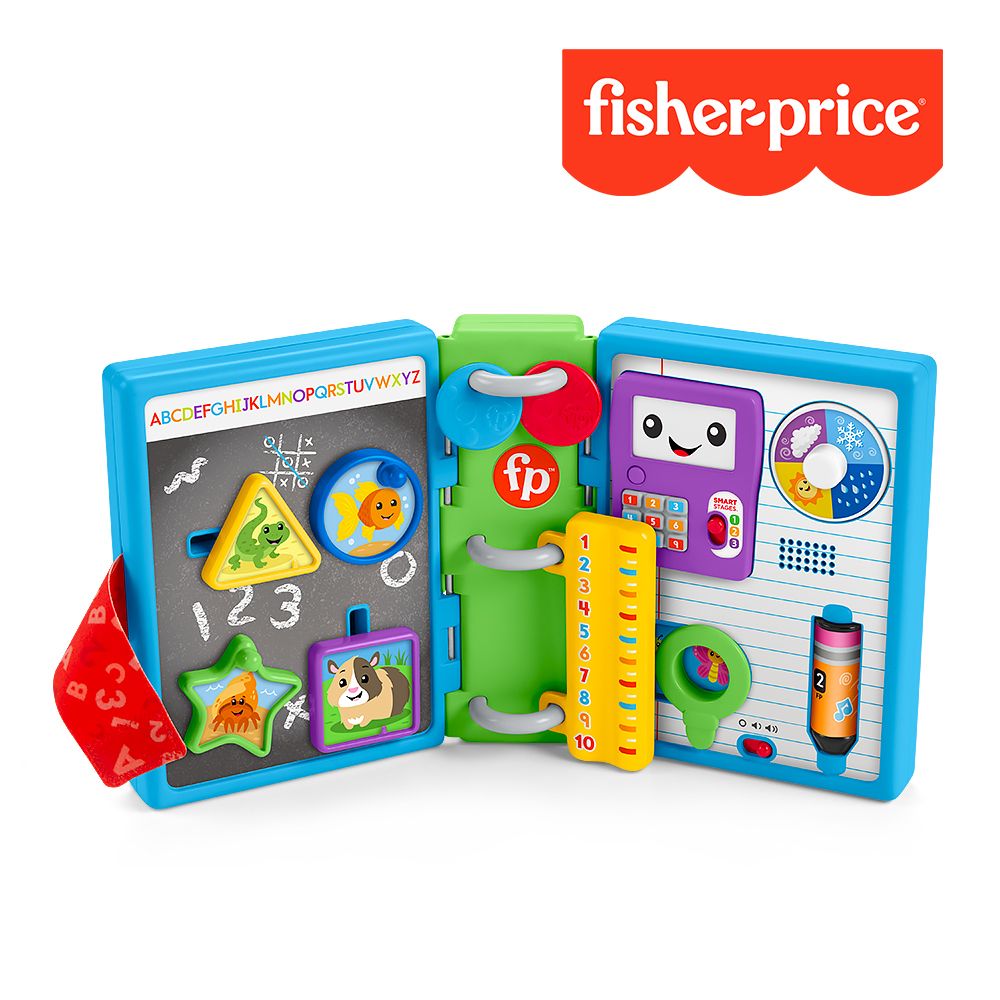 寶寶智玩3階段➤【Fisher price 費雪】123學習書