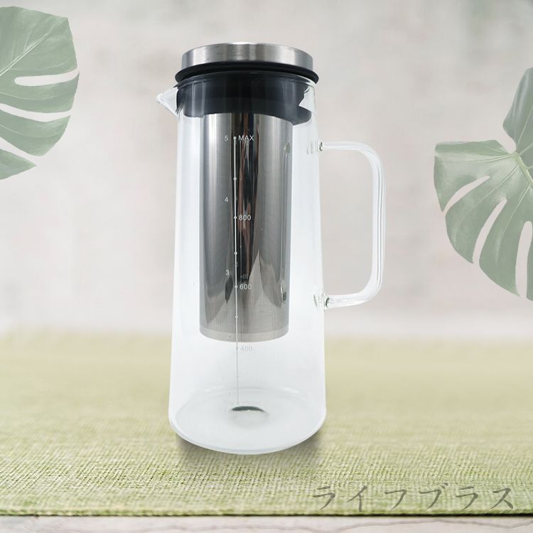 Kiyodo咖啡泡茶玻璃壺-1000ml-2支