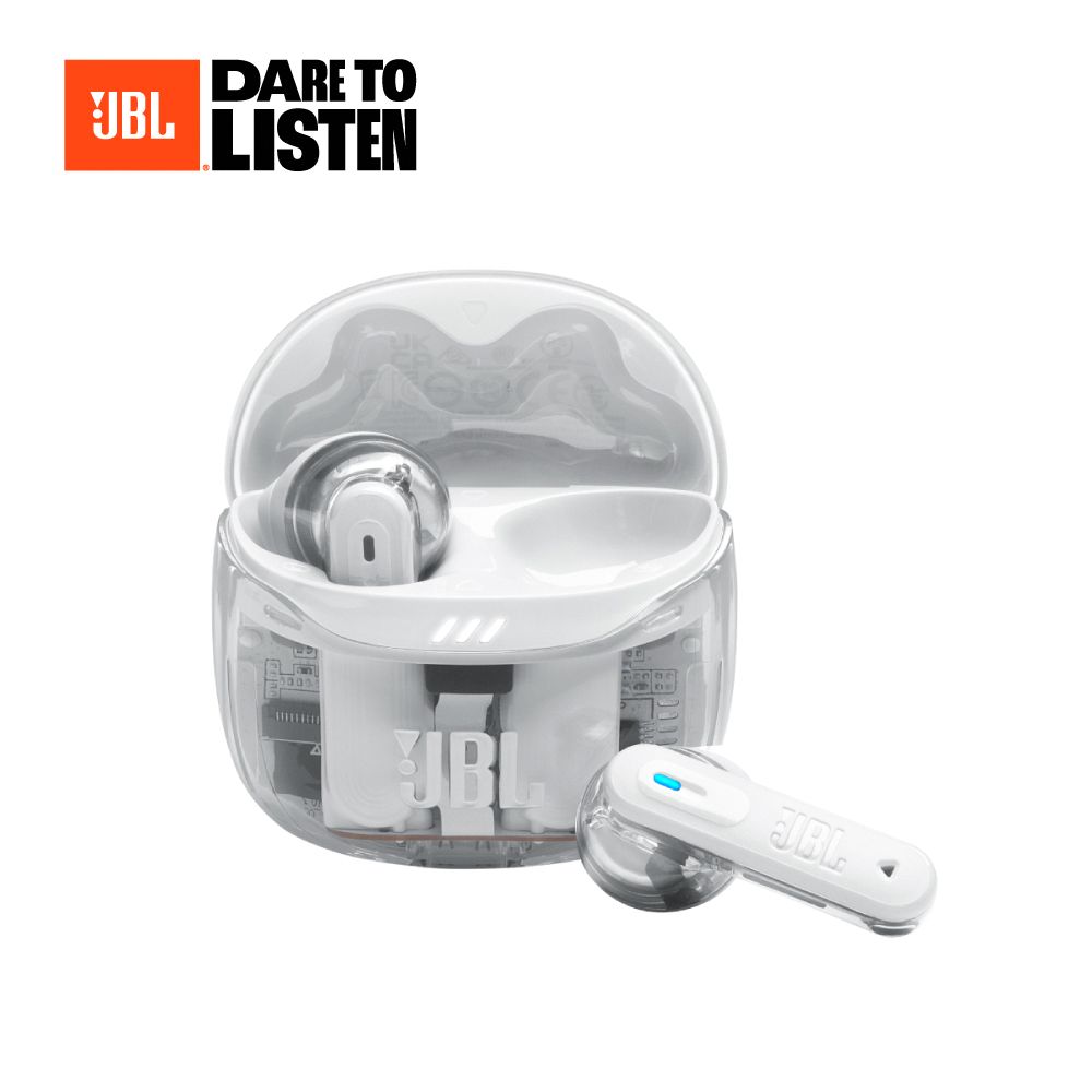 JBL Tune Flex 2 Ghost真無線降噪藍牙耳機/ 透白