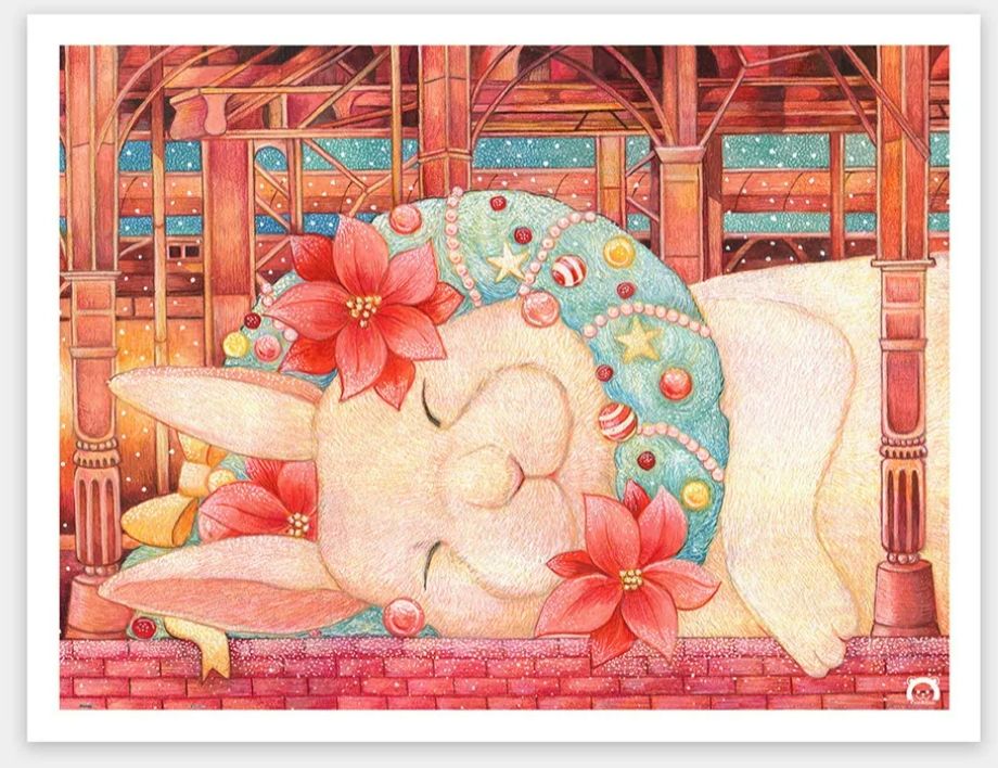 Pintoo / 棉花獅 - 晚安，兔子 / 1200片拼圖