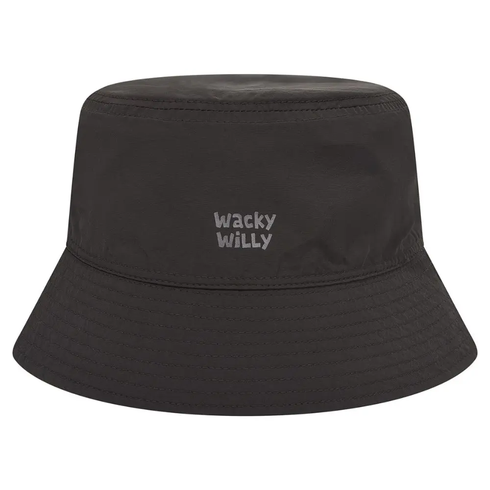韓國 Wacky WiLLy 手繪風格雙面漁夫帽 卡其色/ M