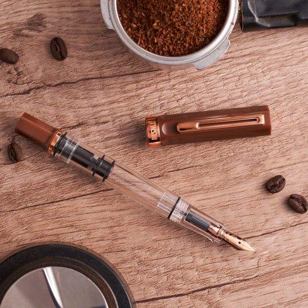 TWSBI ECO活塞上墨鋼筆/ 濃縮咖啡&古銅/ F