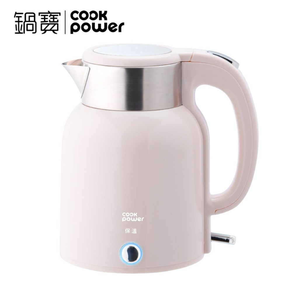 鍋寶 304保溫防燙快煮壺1.7L KT-4170(奶茶色)