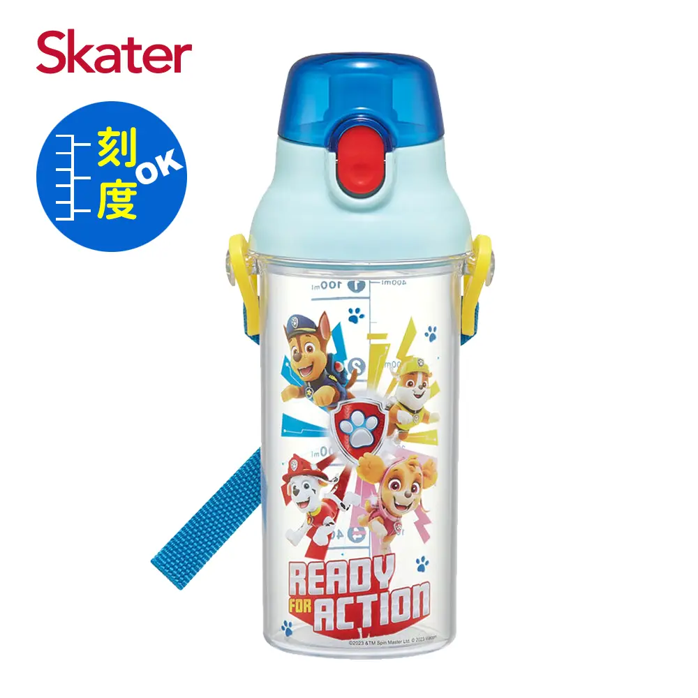 Skater定量飲水壺/ 480ml/ 汪汪隊
