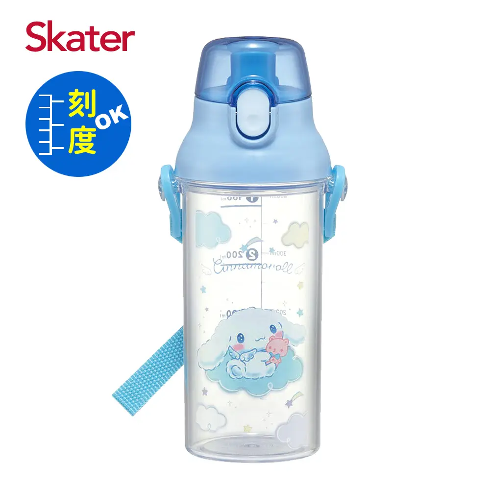 Skater定量飲水壺/ 480ml/ 大耳狗