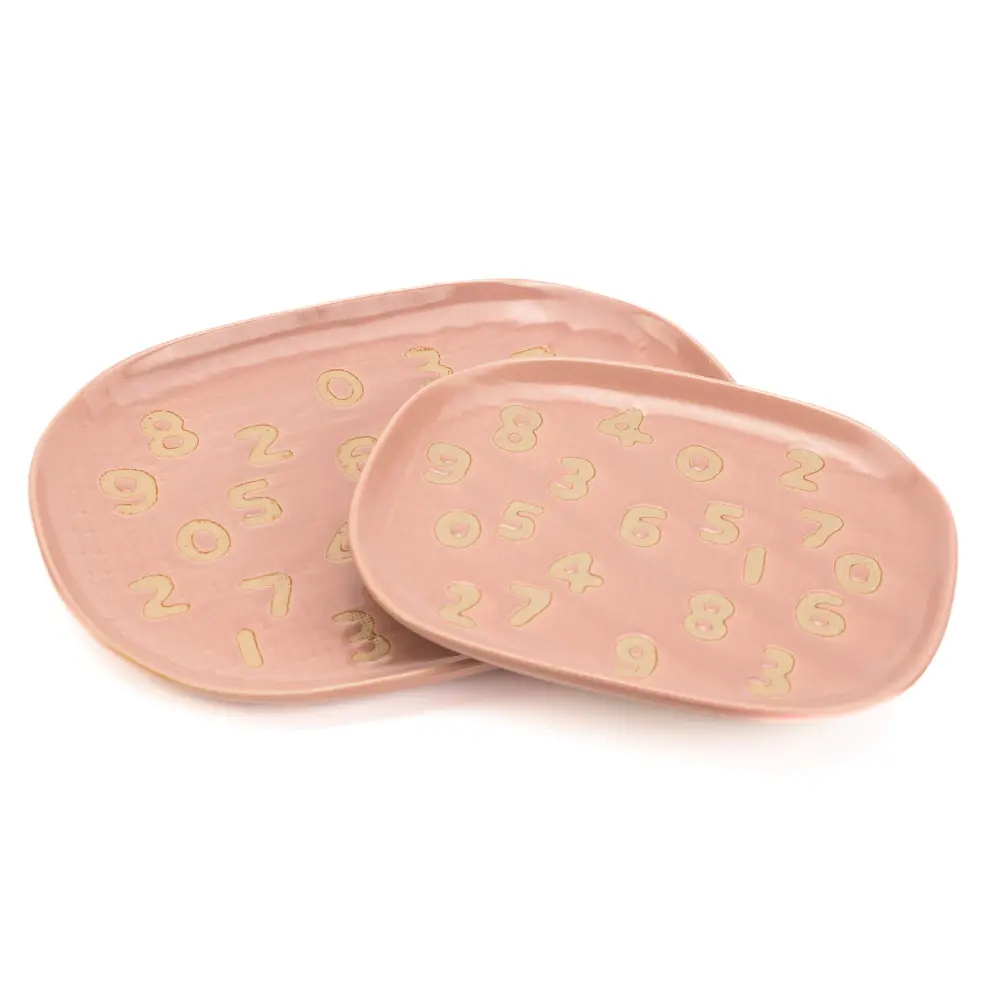 【誠品限定】SOU．SOU x カネ三商店餐盤二入組/ Pink