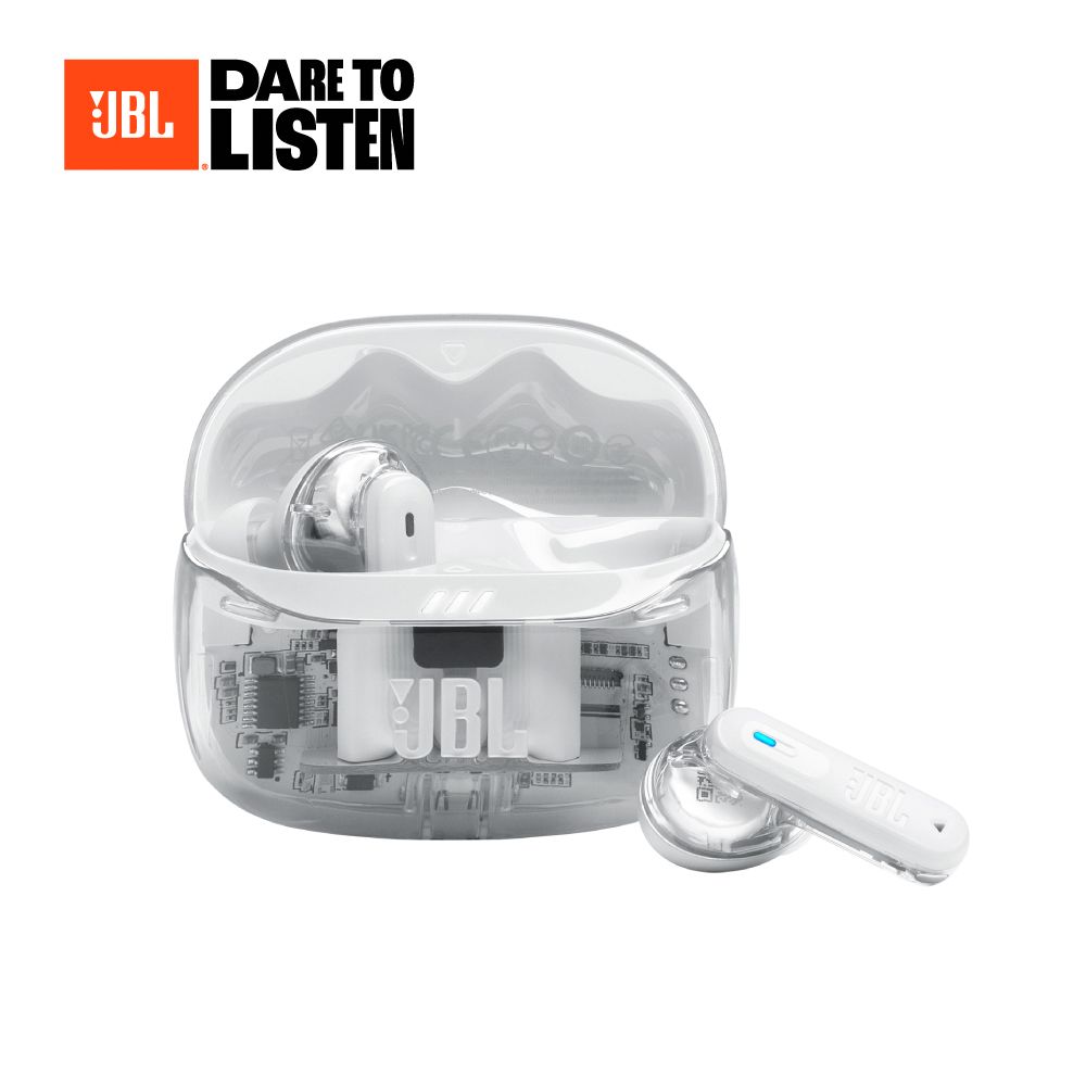 JBL Tune Beam 2 Ghost真無線降噪藍牙耳機/ 透白