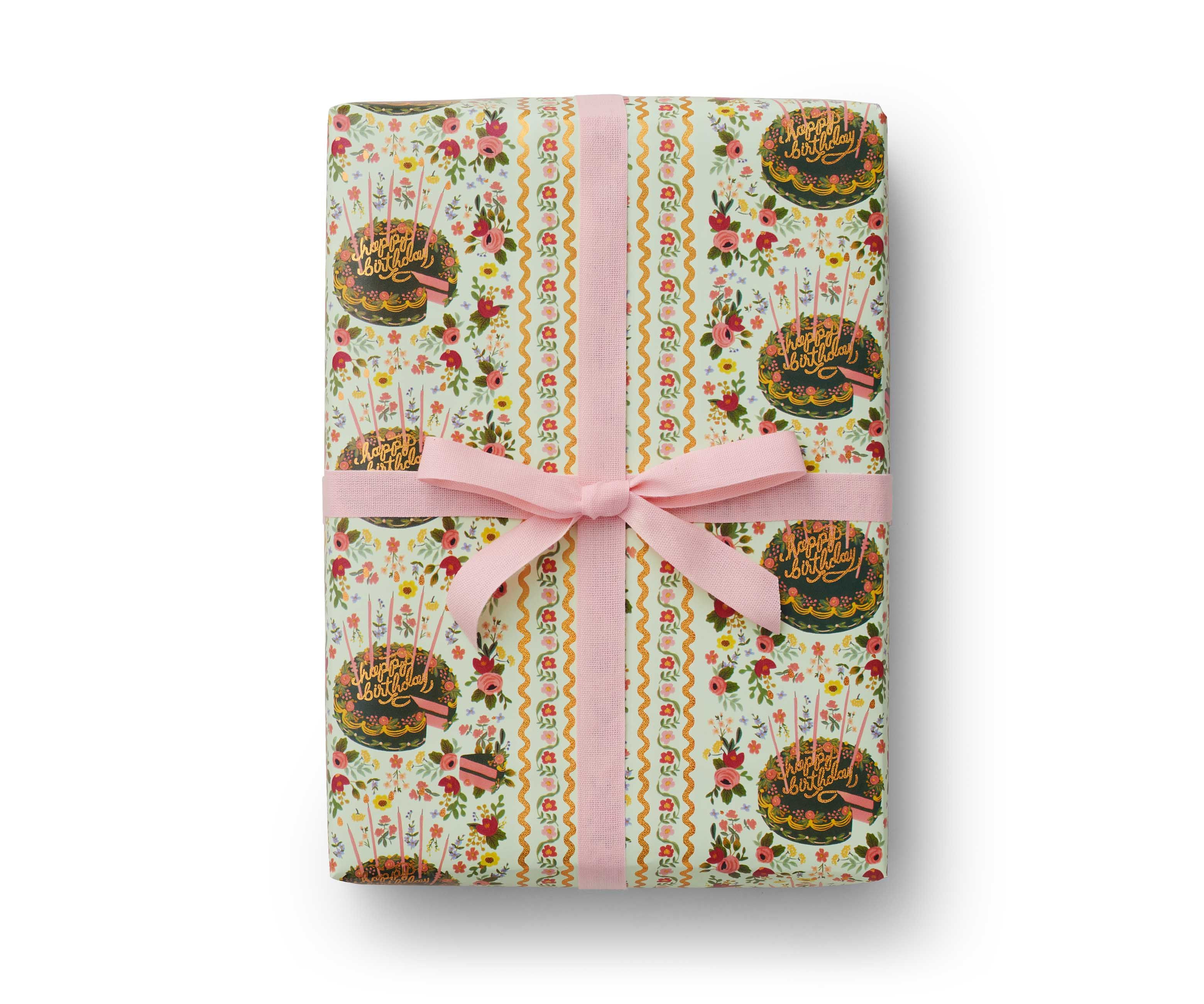 美國 RIFLE PAPER 包裝紙/ 捲/ Floral Cake