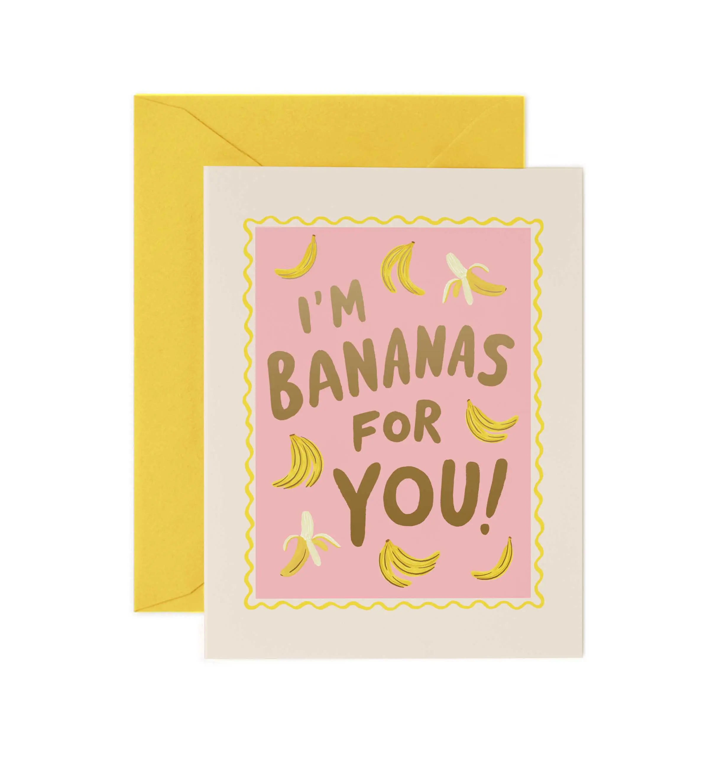 美國 RIFLE PAPER 情人卡/ Bananas for You