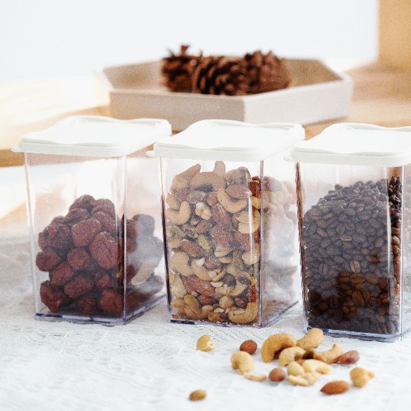 【韓國silicook】直立加高冰箱收納盒880ml(3入)