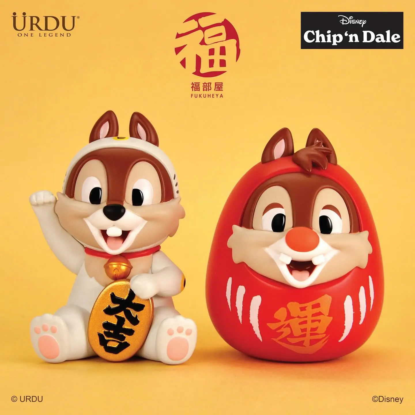 URDU福部屋迪士尼幸運系列盒玩/ S6/ 奇奇蒂蒂/ 單入隨機