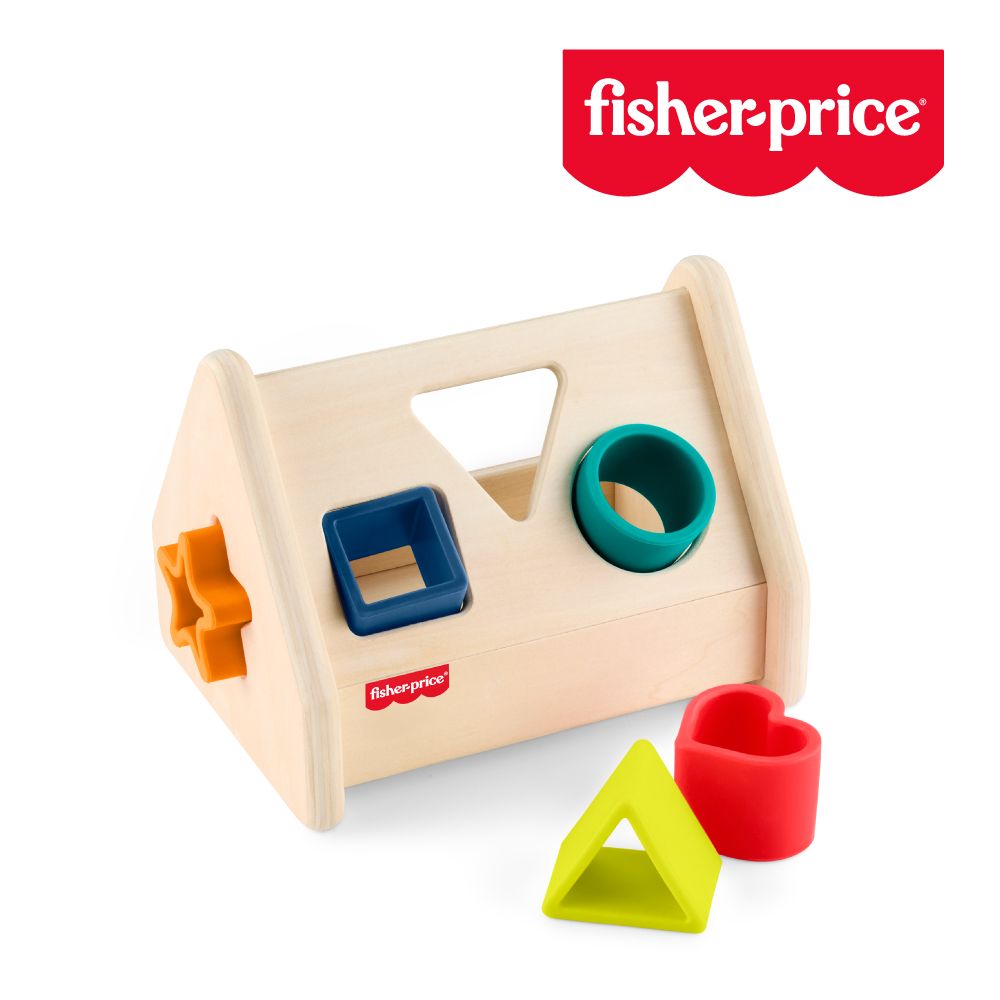 【Fisher price 費雪】木製形狀分類積木盒