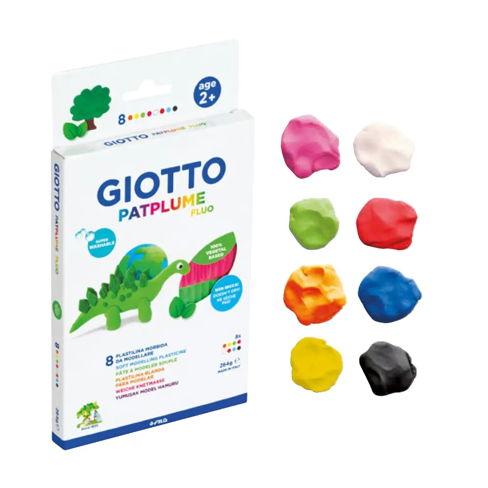 GIOTTO蔬菜黏土霓虹/8色