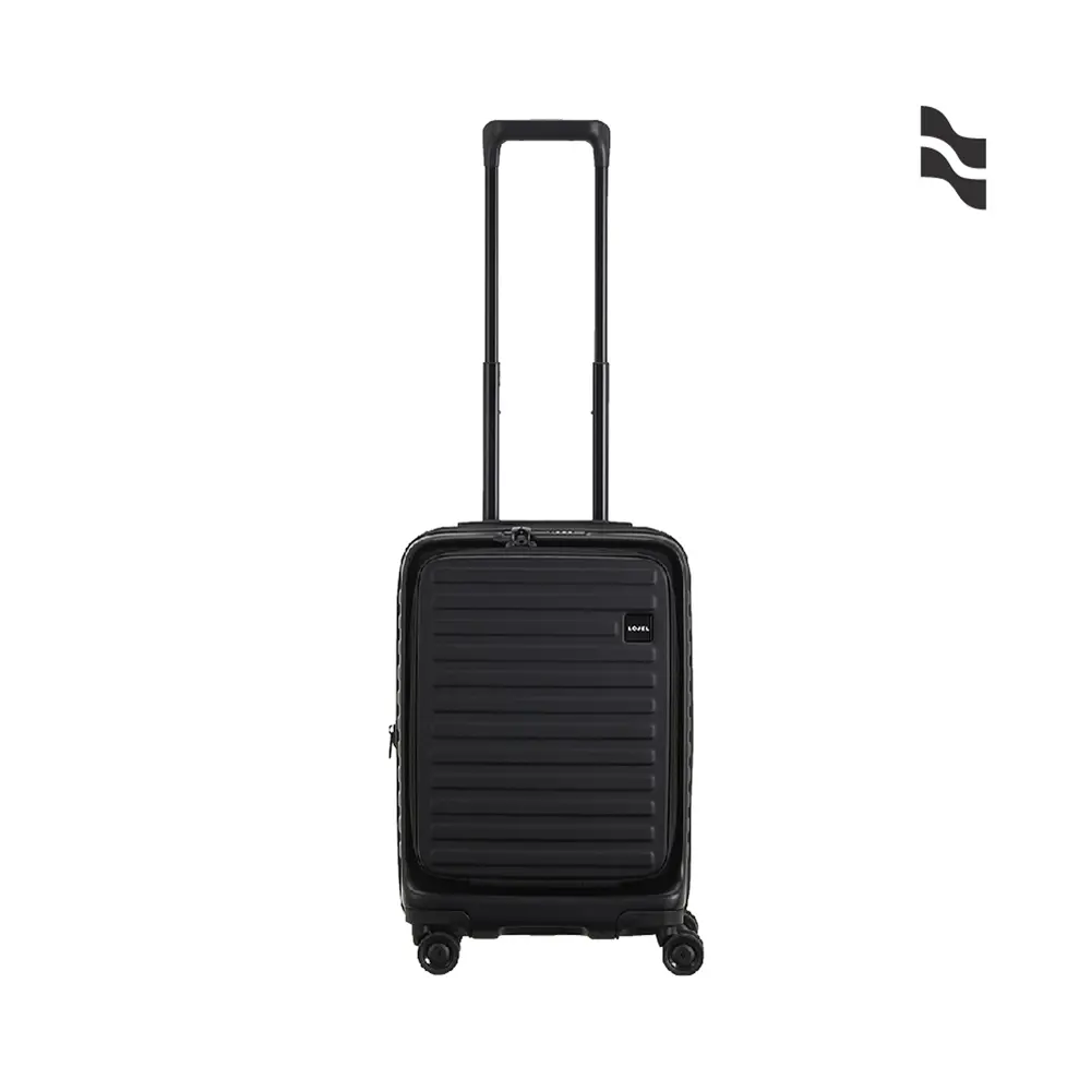 【LOJEL】CUBO 19吋前開擴充 防盜拉鍊登機箱/ 酷黑