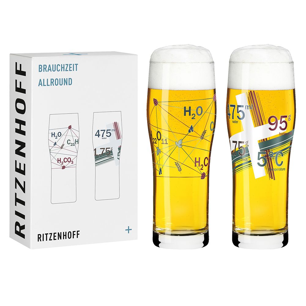 【德國 RITZENHOFF】傳承時光系列- 醇韻佳釀德式威力比切啤酒對杯(兩入)/630 ml