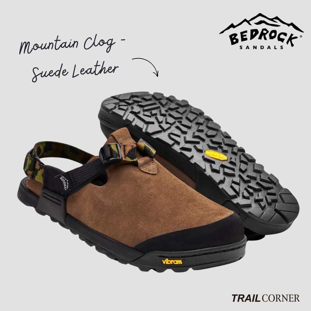 【BEDROCK 美國】Mountain Clog 山系護趾涼鞋 | 中性 | 松木棕 戶外涼鞋 日常穿搭 Suede/ 6/7