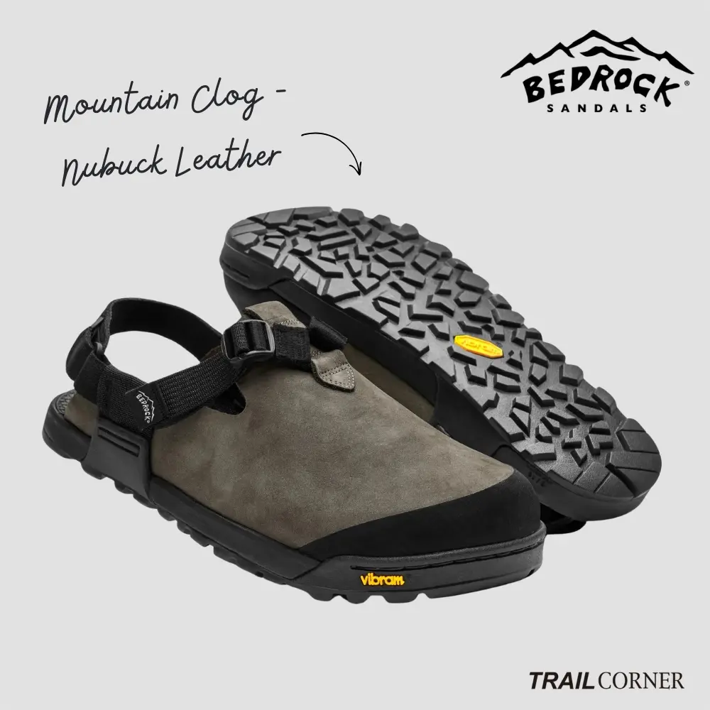 BEDROCK 山系護趾涼鞋｜木霧灰 戶外涼鞋 日常穿搭 Nubuck 5/6