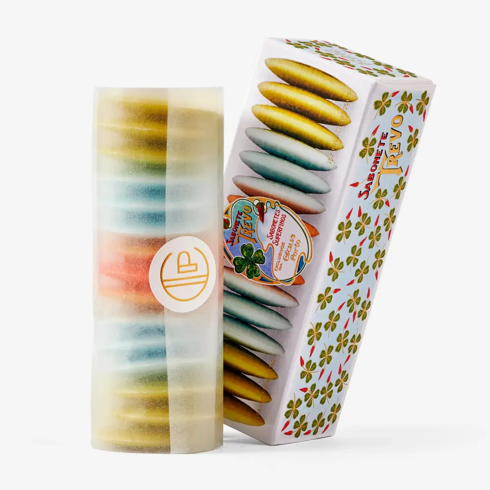 百年製皂工藝▼Claus Porto馬卡龍香氛皂禮盒/ 幸運四葉草