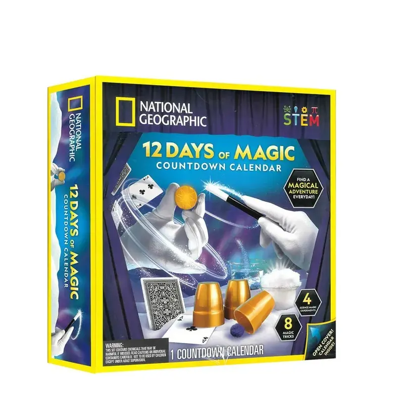 NATIONAL GEOGRAPHIC國家地理 魔法與科學12日驚奇實驗套組