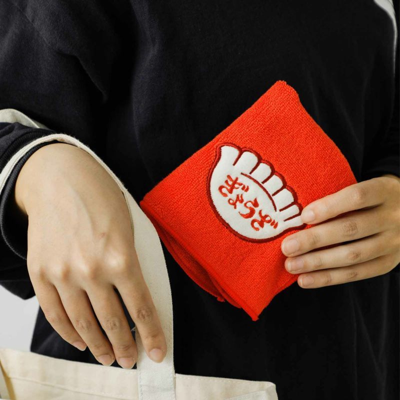 日本 HIGHTIDE New Retro 方巾/ 紅色