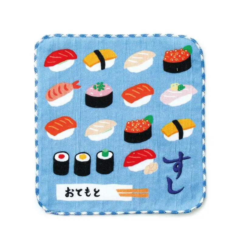 日本 HIGHTIDE New Retro 好孩子的迷你毛巾/ 壽司