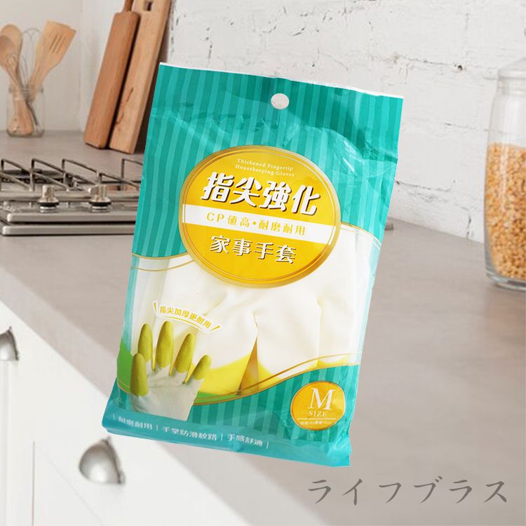 百研/指尖強化家事手套-6雙入/ M