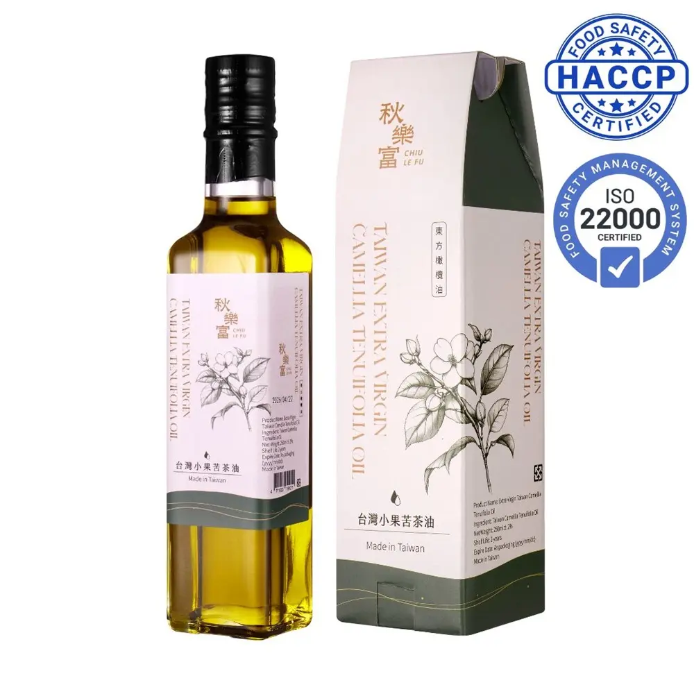 秋樂富油品 100%台灣小果苦茶油 250ml
