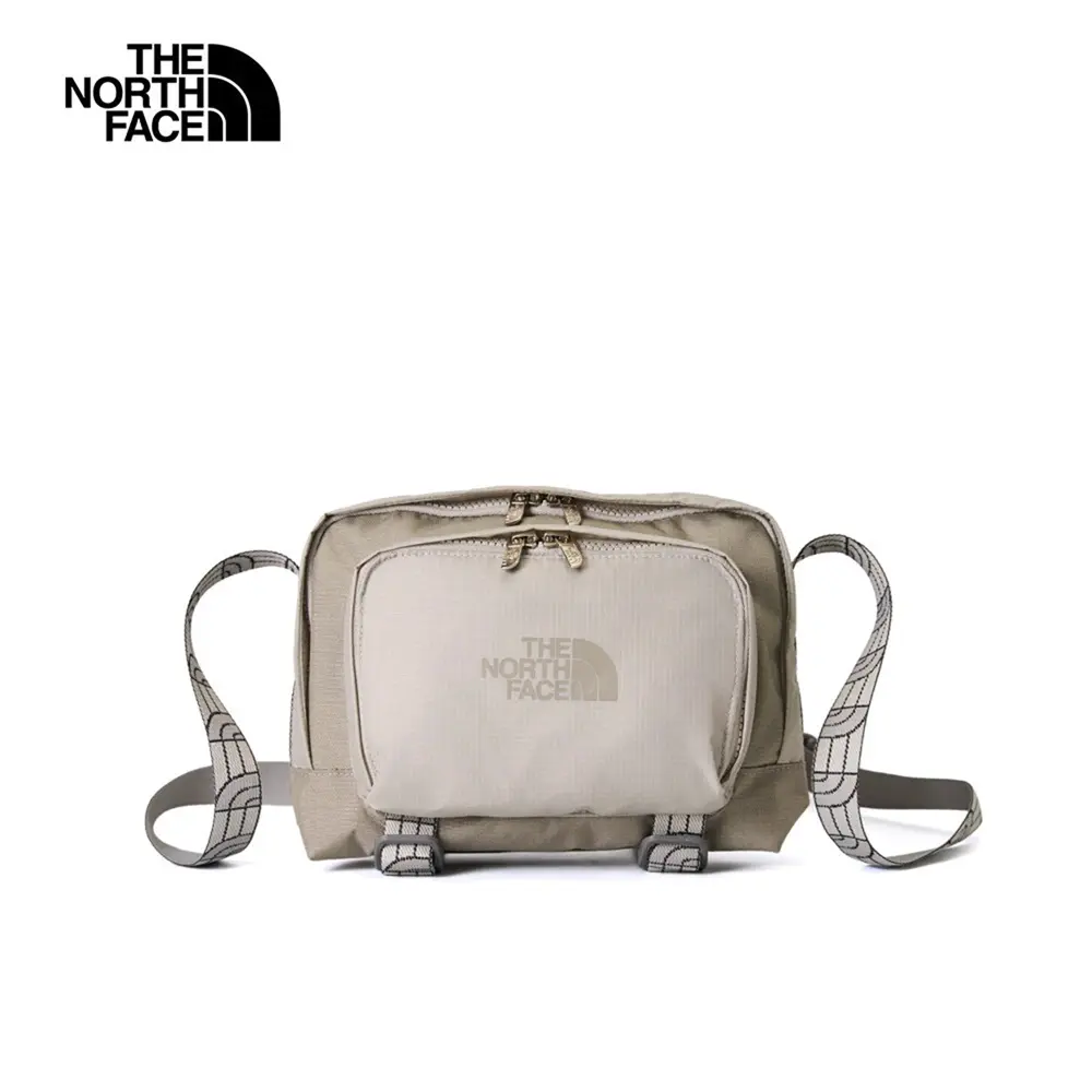 【The North Face】北面 舒適背負大容量休閒單肩包 中性款 石灰 NF0A8AMV7J4
