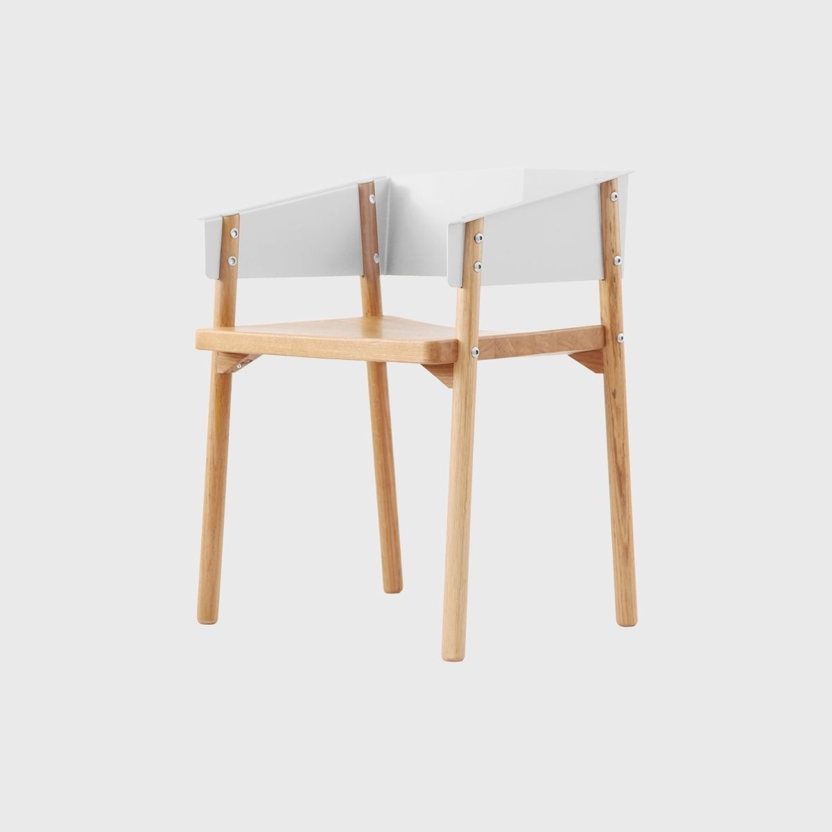 Hyfen 折點椅 Note Chair 榫接紐約餐椅休閒椅 白色